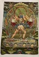 Full view of thangka textile