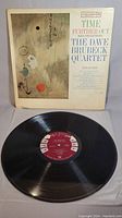 Full view of vinyl LP record and album cover for The Dave Brubeck Quartet - Time Further Out.