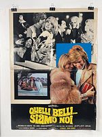 Full image of 'Quelli Belli Siamo Noi' movie poster showing multiple characters and colored inset.