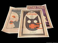 Three Star Trek posters laid flat showing artwork and titles for identification.