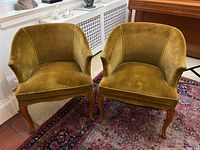 Front elevation showing both chairs side by side