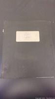 Front of black binder with white label reading 'Topps Baseball 1981'