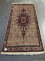 Full rug shot from above showing overall design and condition