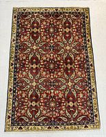 Full top-down view of rug on floor