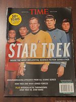 Front cover showing the STAR TREK title with main characters from the original series in Starfleet uniforms.