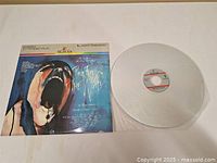 Front of the laser videodisc cover sleeve with Pink Floyd The Wall screaming face artwork and visible text.