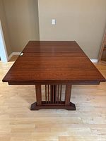 Top view of table showing full tabletop surface and finish