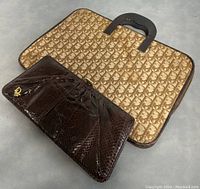 Both items together on gray surface