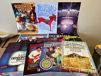 Full lot showing array of ten rock posters from Bill Graham Presents series and one Beach Boys poster.