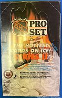 Front of sealed NHL Pro Set Series 2 box with product details and branding.