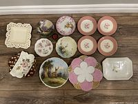 All fourteen plates arranged overview