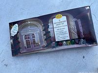 Box of 35 old fashioned light set showing multi-colored bulbs and usage details on the front packaging.