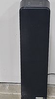 Front view of tall rectangular black GermGuardian AC5350B air purifier.