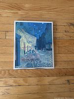 Full front view of framed poster print showing the full artwork and frame.