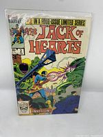 Front cover of The Jack of Hearts #2 Marvel comic book, 1976, showing action scene and series info