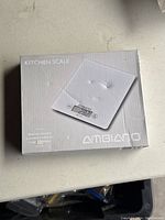 Photo of the closed original packaging box showing product image and brand Ambiano.