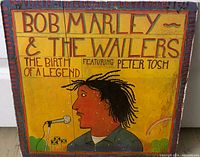 Front cover of the vinyl album showing colorful illustrated artwork and title text.