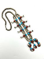 Full view of necklace on white background