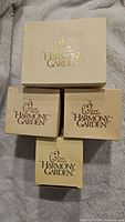 Four boxed Lord Byron's Harmony Garden items in original boxes with minor wear