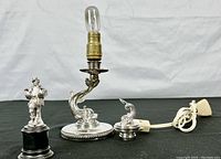 Overall view of lamp and figurine