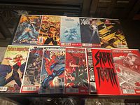 Lot of 11 Marvel comic books arranged in two rows, showing front cover art clearly for identification.