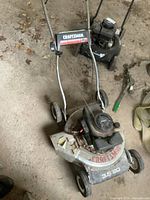 Top view showing Craftsman handlebar with control crossbar labelled 'Craftsman II' and front wheels.