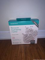 Front of the Nanobebe transition bottles pack showing product, quantity (3 pack), and stage 2 label.