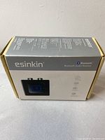 Box front showing Esinkin branding and Bluetooth Audio Receiver labeling