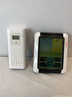 Photo of entire set showing wireless sensor and digital display.