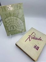 Bobashela and Rotunda yearbooks front covers