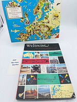 Europareise and Weltreise game boxes front view