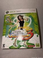 Front of Dance Dance Revolution Universe 3 Xbox 360 retail box