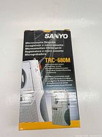Front of retail box showing model TRC-680M and Sanyo branding