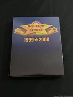 Front cover of the blue Kraft All-Star Collector Stories album dated 1999-2000 with gold lettering.