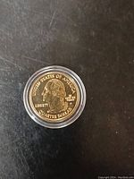 Obverse side of the 2006 South Dakota quarter showing George Washington's image and inscriptions.