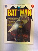 Front cover of Batman C-44 32106 Limited Collectors' Edition comic book showing Batman with Bat-Signal behind him and city skyline.