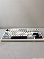 Front angled view showing the keyboard's layout and keycap colors.