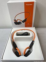 Truefree F2 Open Ear headphones in original retail box with charging cable included.
