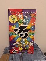 Front view of the colorful Soulsation! box set by The Jackson 5 with iconic J5 logo and psychedelic design