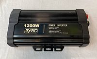 Top view showing BYGD label and power specifications for 1200W model PI-1200U inverter