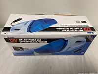 Box packaging of the 12V Link Wet/Dry Ultra Hand Vac showing product images and description.