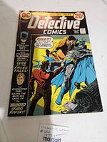 Front cover of Detective Comics No. 430 showing Batman and a villain, 1972 edition.