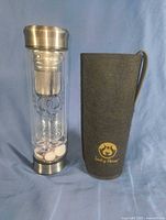 Bottle and sleeve front view