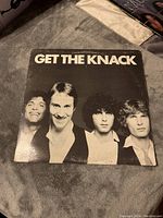 Front cover of vinyl album featuring the four band members of The Knack with the album title at top.