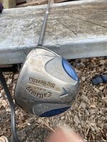 Close-up of the Callaway Big Bertha driver clubhead showing branding and wear