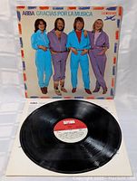 Vinyl record disc on white background showing label 'SEPTIMA' and good surface condition.