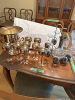 All items displayed on wooden table