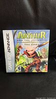 Front view of sealed Arthur and the Invisibles The Game for Game Boy Advance showing box artwork and logo.