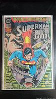Front cover of Superman #82 comic book showing the vibrant chromium cover and main artwork.
