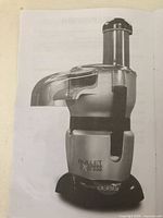 Instruction manual cover showing Bullet Express appliance